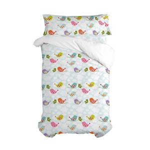 Little birds Set housse couette 135/140 Textile - 1 x 155 x 220 cm