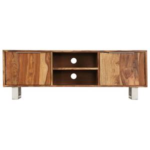 TV-Möbel 246203 Braun - Metall - Massivholz - Holzart/Dekor - 118 x 40 x 30 cm