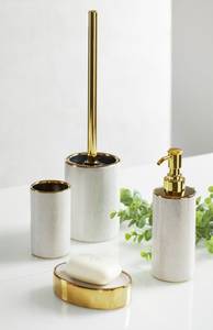WC-Bürste Nuria Keramik - Gold