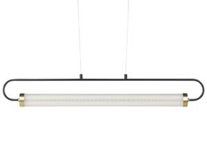 Lampe suspension HENRY Noir - Doré - Métal - 90 x 117 x 6 cm