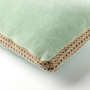 Coussin décoratif Manoe Vert clair