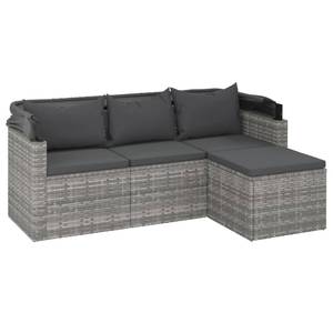 Canapé de jardin 3029485 (lot de 3) Gris