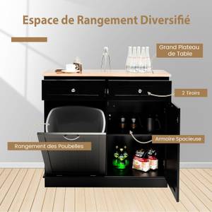 Meuble Salle de Bain  KC54756 Noir