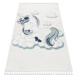 Tapis Yoyo Gd49 Blanc / Gris Licor Blanc - Textile - 140 x 1 x 190 cm