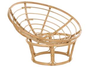 Gartenstuhl SALVO Beige - Blau - Weiß - Rattan - 110 x 77 x 110 cm