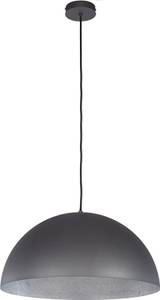 Lampe à suspension FERRA Gris métallisé - Argenté - Abat-jour diamètre : 50 cm