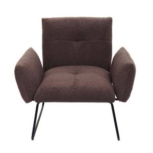 Lounge-Sessel K34 Bouclé Braun