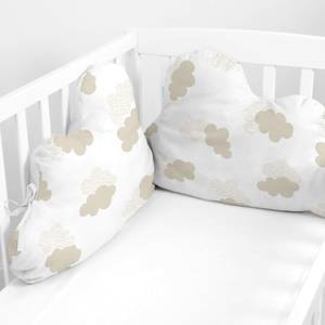 Clouds Tour de lit forme 60x40 cm Beige Beige - Textile - 10 x 60 x 40 cm