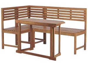 Set de bistrot TREIA Marron - Bois massif - 160 x 92 x 100 cm