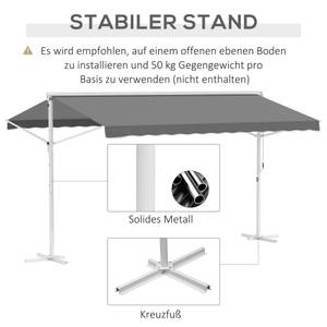 Markise 840-181GY Glas Grau