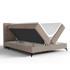 Boxspringbett Annakie Braun - Breite: 180 cm