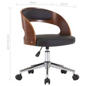 Chaise de bureau Marron foncé