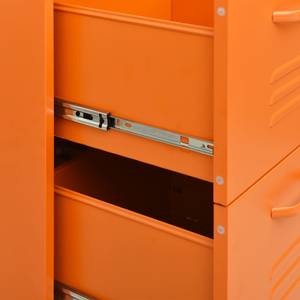 Schubladenschrank 3007006 Orange - Weiß