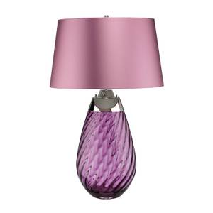 Tischleuchte VITOCIA Flieder - Pink - Violett - Durchmesser Lampenschirm: 46 cm