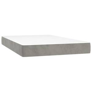 Boxspringbett 3017268-2 Hellgrau - 120 x 203 cm