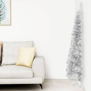 Demi-arbre de noël artificiel Argenté - 40 x 120 x 40 cm