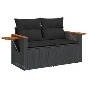 Gartensitzgruppe K4624(6-tlg) Schwarz - Massivholz - 69 x 62 x 62 cm