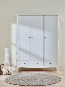 l' armoire Baroque Blanc crème - Blanc - Largeur : 143 cm