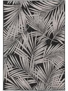 Tapis d'extérieur & intérieur Diego Noir - Textile - 60 x 1 x 110 cm