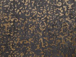 Teppich ESEL Dunkelgrau - Gold - Grau - 150 x 80 x 80 cm