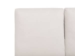 Lit double MELLE Beige - Crème - 156 x 95 x 228 cm