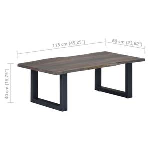 Table basse 297052 Gris - Profondeur : 115 cm