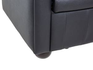 3-Sitzer Sofa CHESTERFIELD Schwarz - Braun - 195 x 70 x 75 cm