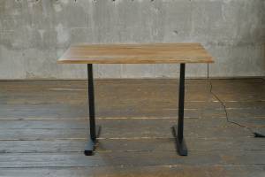 Schreibtisch LORA höhenverstellbar Holz - 85 x 120 cm
