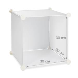 Étagère cubes rangement 15 casiers Blanc