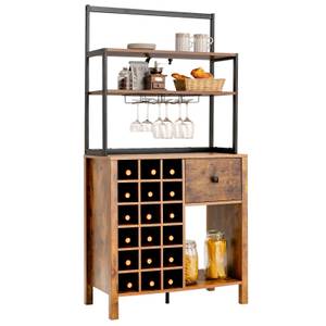 Küchenschrank VH32339OR+DE Braun - Holzwerkstoff - 40 x 160 x 74 cm