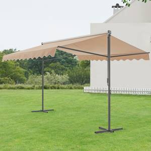 Standmarkise Selenizza Beige - Tiefe: 400 cm