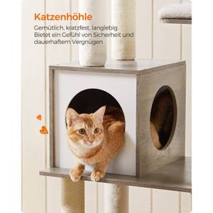 Katzenbaum Moroni Grau - Textil - 40 x 165 x 58 cm