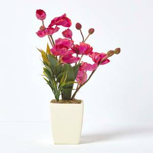 Kunstblumen Phalaenopsis Orchidee Pink - Kunststoff - 25 x 40 x 40 cm