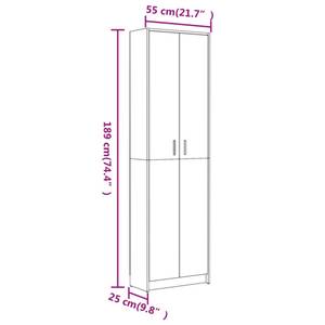 Kleiderschrank 3002978 Braun - Eiche Dunkel