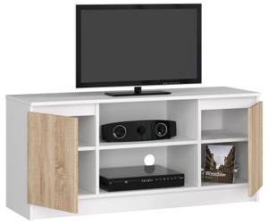 TV-Schrank K120 2T 1S CLP Eiche Sonoma Dekor - Weiß