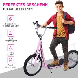 Kinderscooter 371-026PK Pink - Metall - 58 x 100 x 143 cm