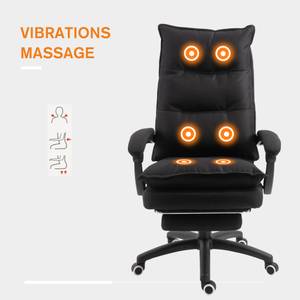 Bürostuhl mit Massagefunktion 921-232BK Esche Schwarz Dekor