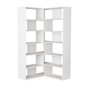 Bücherregal MOLLY Nr. 4 -  Weiß Weiß