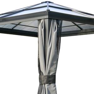 Luxus Pavillon 84C-049CG Grau - Metall - 295 x 265 x 295 cm