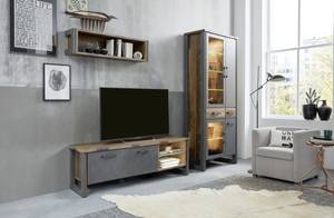 TV Tisch Prip Grau - Holz teilmassiv - 178 x 52 x 42 cm