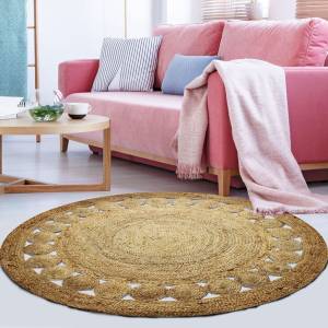 Tapis FUNNY JUTE 120 x 120 x 120 cm