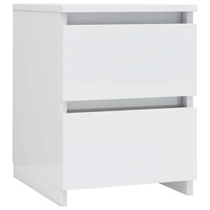 Nachttisch V889 Weiß - Holzwerkstoff - 30 x 40 x 30 cm