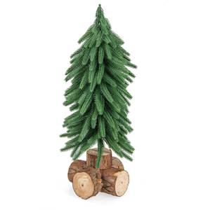 Tisch-Weihnachtsbaum CM24589 Grün - Kunststoff - 15 x 40 x 15 cm