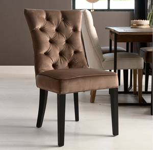 Balmoral Dining Chair Velvet golden mink Beige