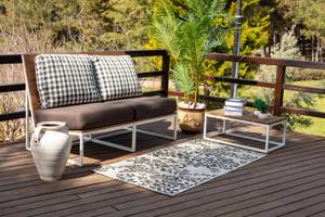 Outdoorteppich HASSELT Anthrazit - 80 x 150 cm