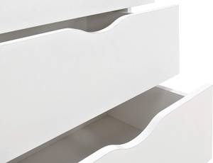 Weiße Kommode mit Schubladen ROMA Holzwerkstoff - 42 x 78 x 60 cm
