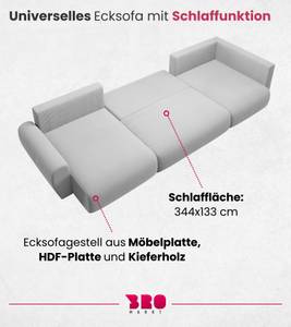 Ecksofa PATI Maxi Weiß