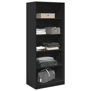 Kleiderschrank 298537-7 Schwarz - Breite: 80 cm