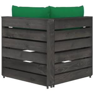 Canapé de jardin Vert - Bois massif - Bois/Imitation - 70 x 66 x 69 cm