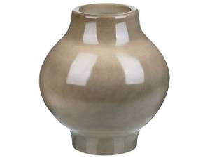 Vase à fleurs MAGAN Beige - Gris - Céramique - 25 x 31 x 25 cm